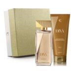 kit Diva Eudora Colônia 100ml + Hidratante 200ml